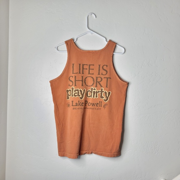 Real Dirt Life is Short Sleeveless Top - Picture 6 of 8